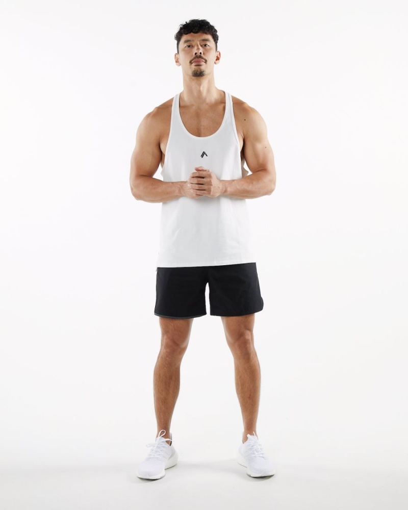 Stringers Alphalete Emblem Stringer Blanche Homme | TZS-83431464