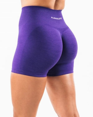 Short Alphalete Amplify Corta 4.5" Violette Femme | YON-59248061