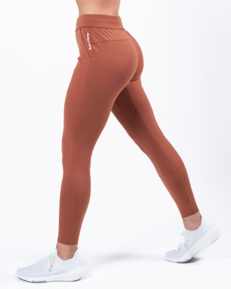 Pantalon Jogging Alphalete Trace Jogger Bronze Femme | ETU-36444701