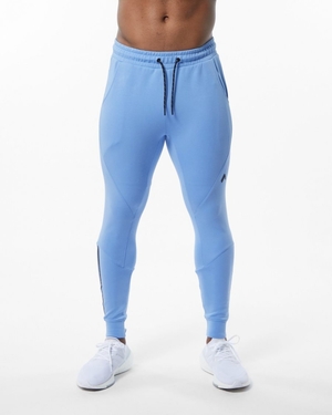 Pantalon Jogging Alphalete ELMTS Cuffed Jogger Bleu Clair Homme | DJO-73675370