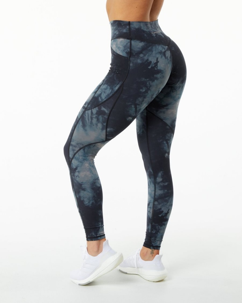 Leggings Alphalete Surface Pocket Legging 29" Noir Femme | PBR-96240789