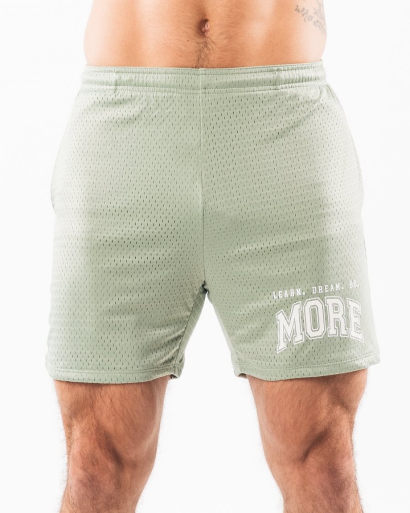 Short Alphalete LDB More Mesh Corta 6" Sage Homme | KNP-50754040