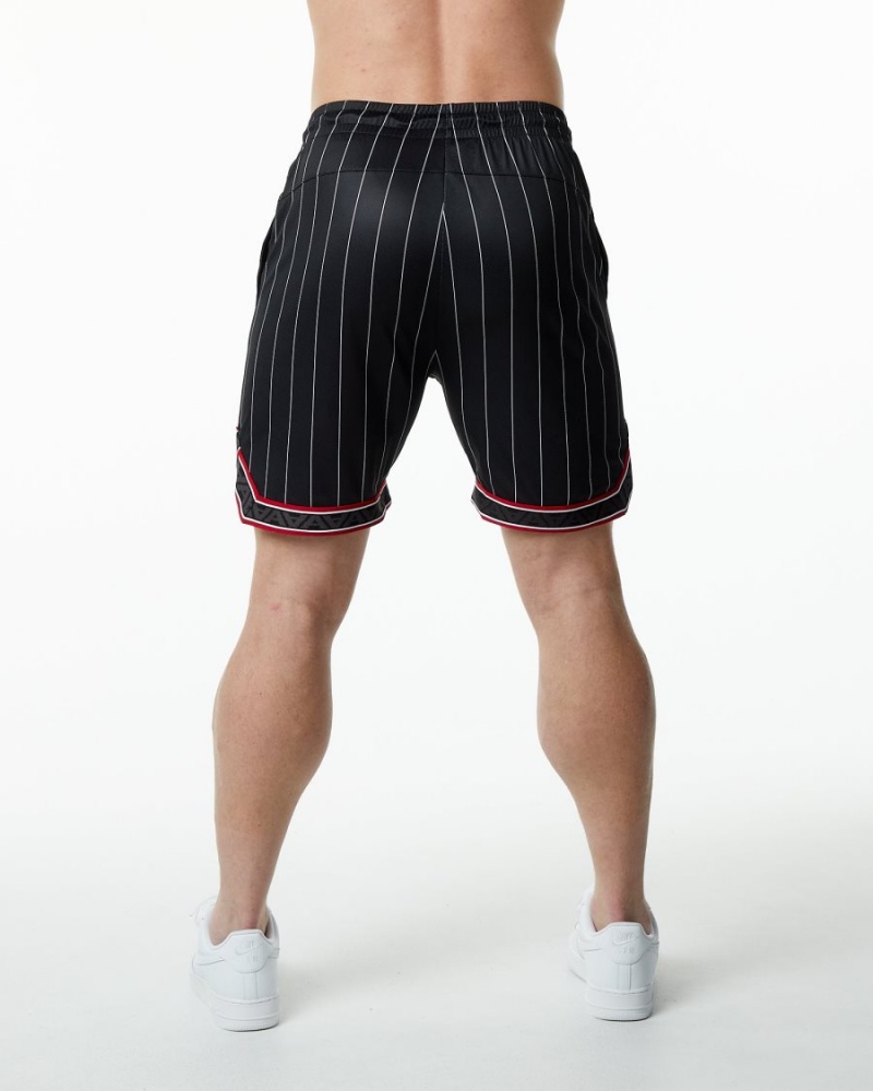 Short Alphalete Varsity Basketball Corta 9" Noir Homme | QNB-13058001