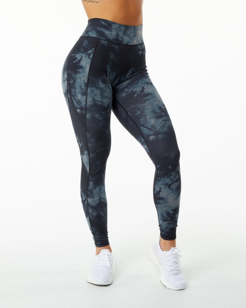 Leggings Alphalete Surface Pocket Legging 29" Noir Femme | PBR-96240789