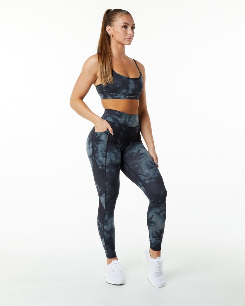 Leggings Alphalete Surface Pocket Legging 29" Noir Femme | PBR-96240789