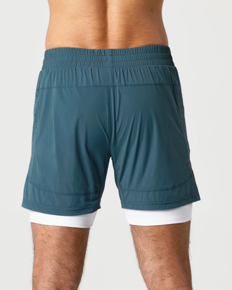 Short Alphalete Infinity Speed Corta 5.5" Ocean Homme | PYC-15951048