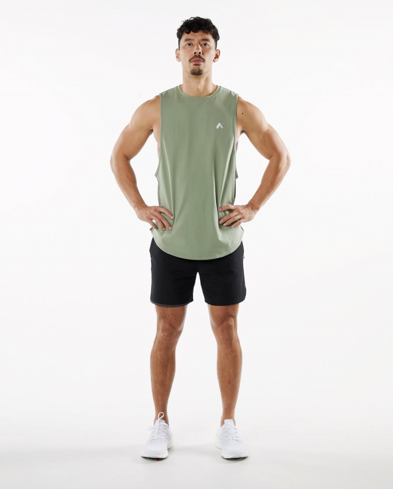 Debardeur Alphalete Dynasty Tank Sage Homme | NTH-76784203