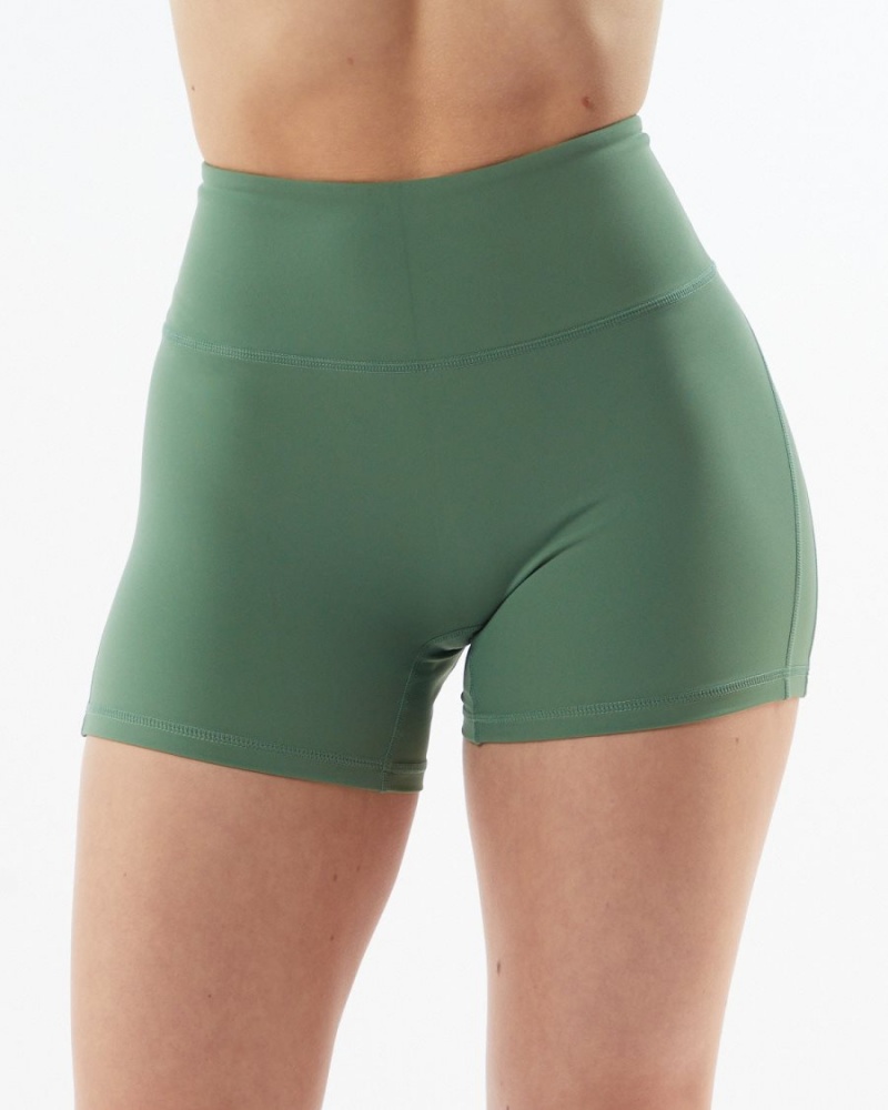 Short Alphalete Pulse Surge Corta 4" Vert Femme | CYF-75829838