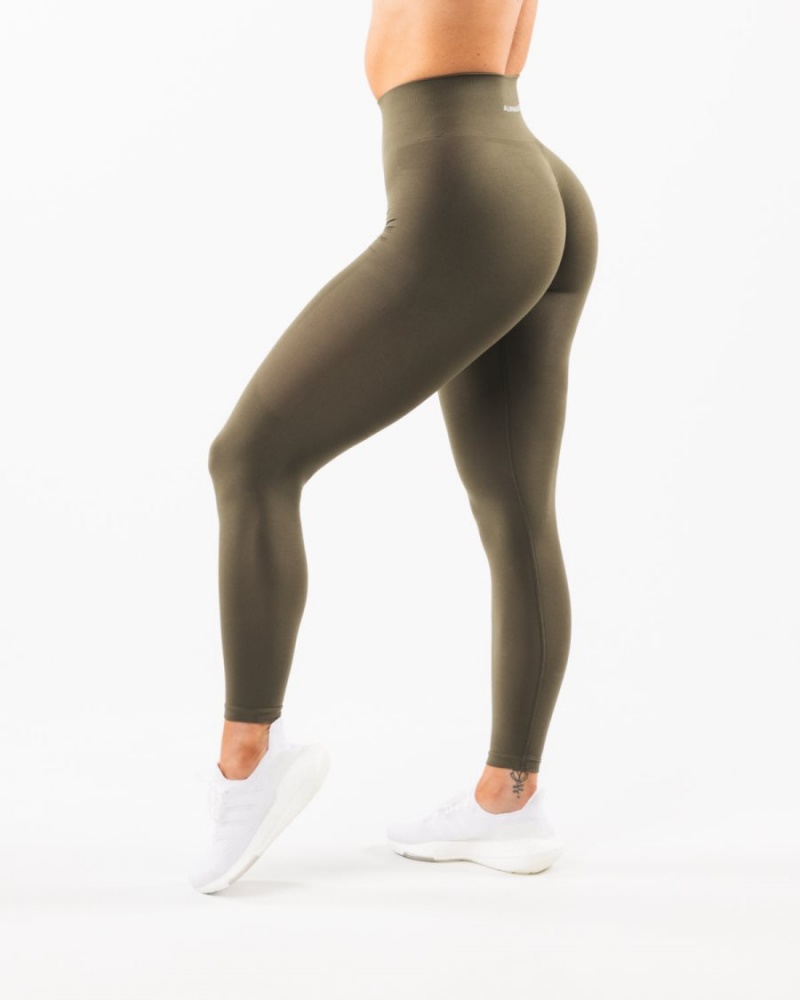 Leggings Alphalete Amplify Legging Oak Femme | HJK-28920654