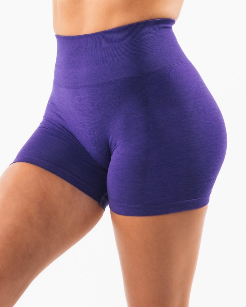 Short Alphalete Amplify Corta 4.5" Violette Femme | YON-59248061