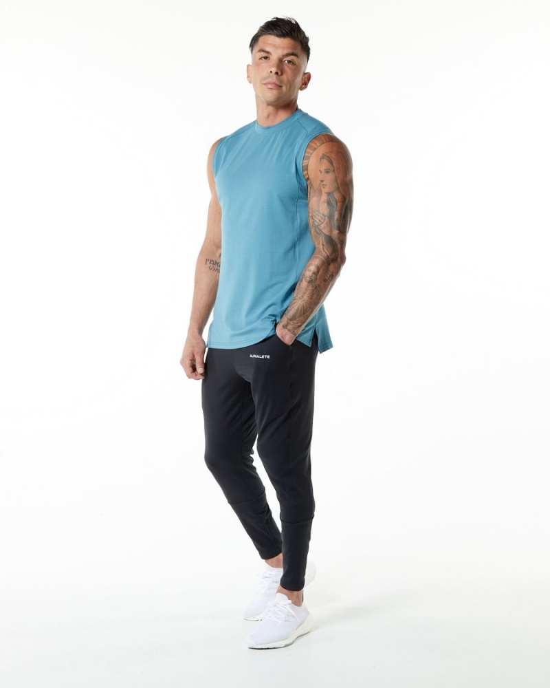 Debardeur Alphalete Evo Tank Bleu Homme | PIN-38211945