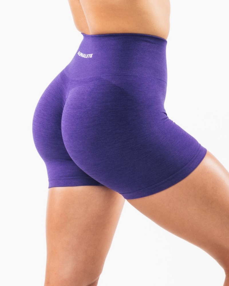 Short Alphalete Amplify Corta 4.5" Violette Femme | YON-59248061