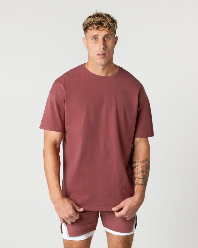 Chemises Alphalete Heavy Coton Core Tee Autumn Homme | HYT-53054784