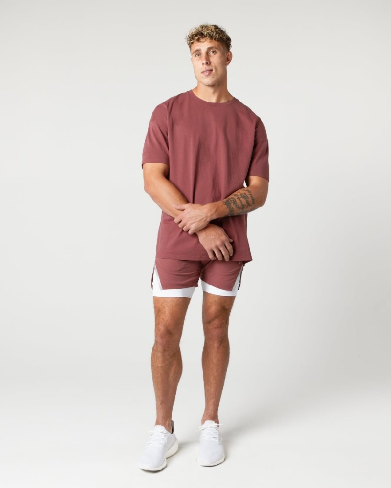 Chemises Alphalete Heavy Coton Core Tee Autumn Homme | HYT-53054784