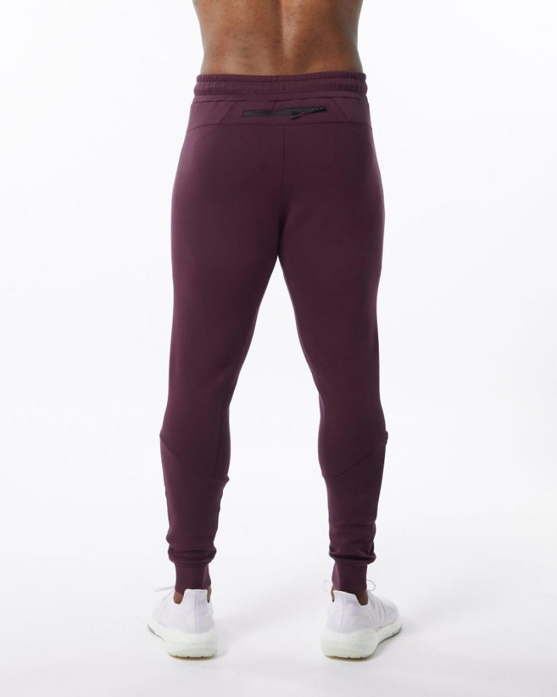 Pantalon Jogging Alphalete ELMTS Cuffed Jogger Merlot Homme | SYB-07200592