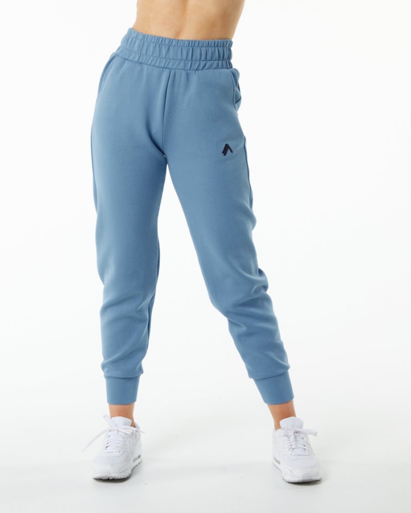 Pantalon Jogging Alphalete ELMTS Cuffed Jogger Bleu Femme | QQC-24328045