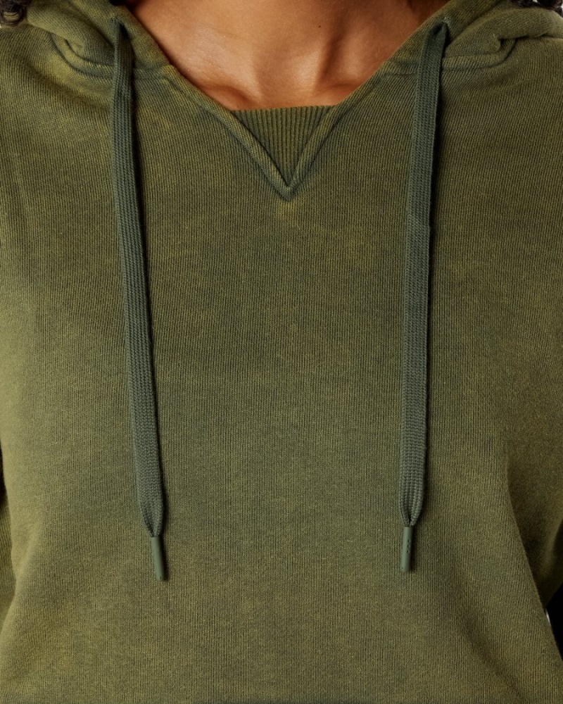 Sweat a Capuche Alphalete Very Terry Hoodie Vert Femme | NUI-71971629