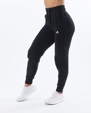 Pantalon Jogging Alphalete ELMTS Cuffed Jogger Noir Femme | ACE-33371141