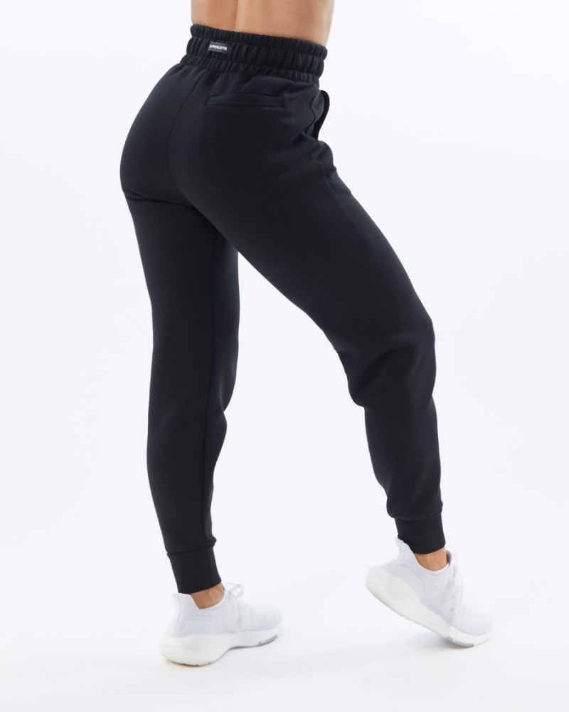 Pantalon Jogging Alphalete ELMTS Cuffed Jogger Noir Femme | ACE-33371141