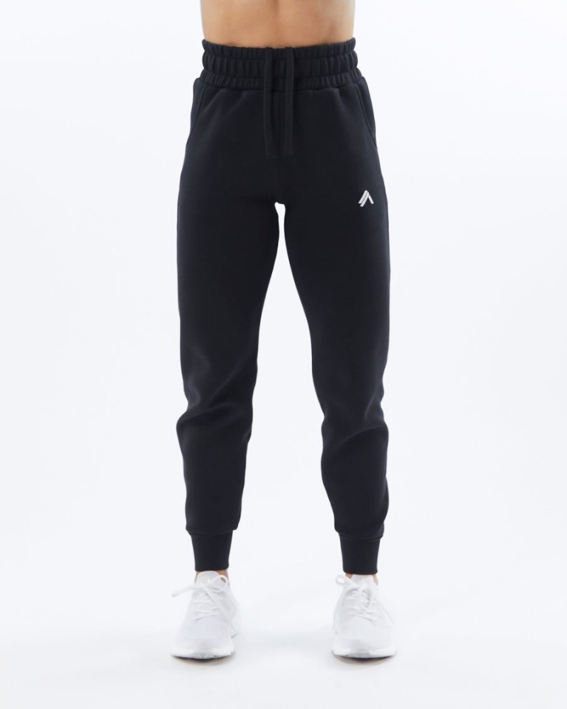 Pantalon Jogging Alphalete ELMTS Cuffed Jogger Noir Femme | ACE-33371141