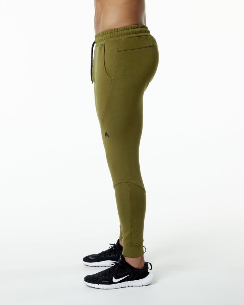 Pantalon Jogging Alphalete ELMTS Cuffed Jogger Moss Homme | AQI-92041810