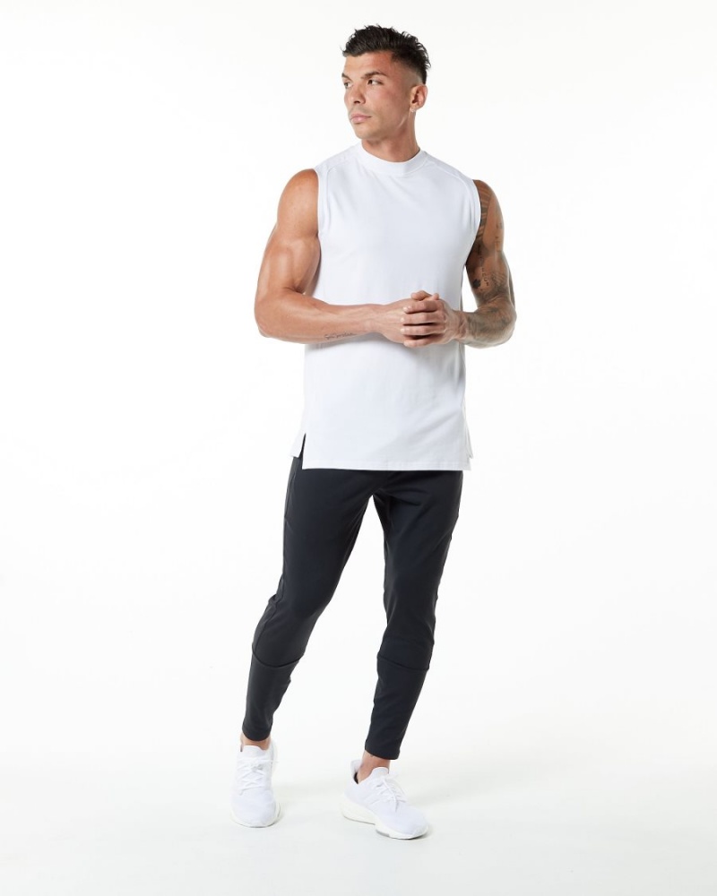 Debardeur Alphalete Evo Tank Blanche Homme | AUE-25889489