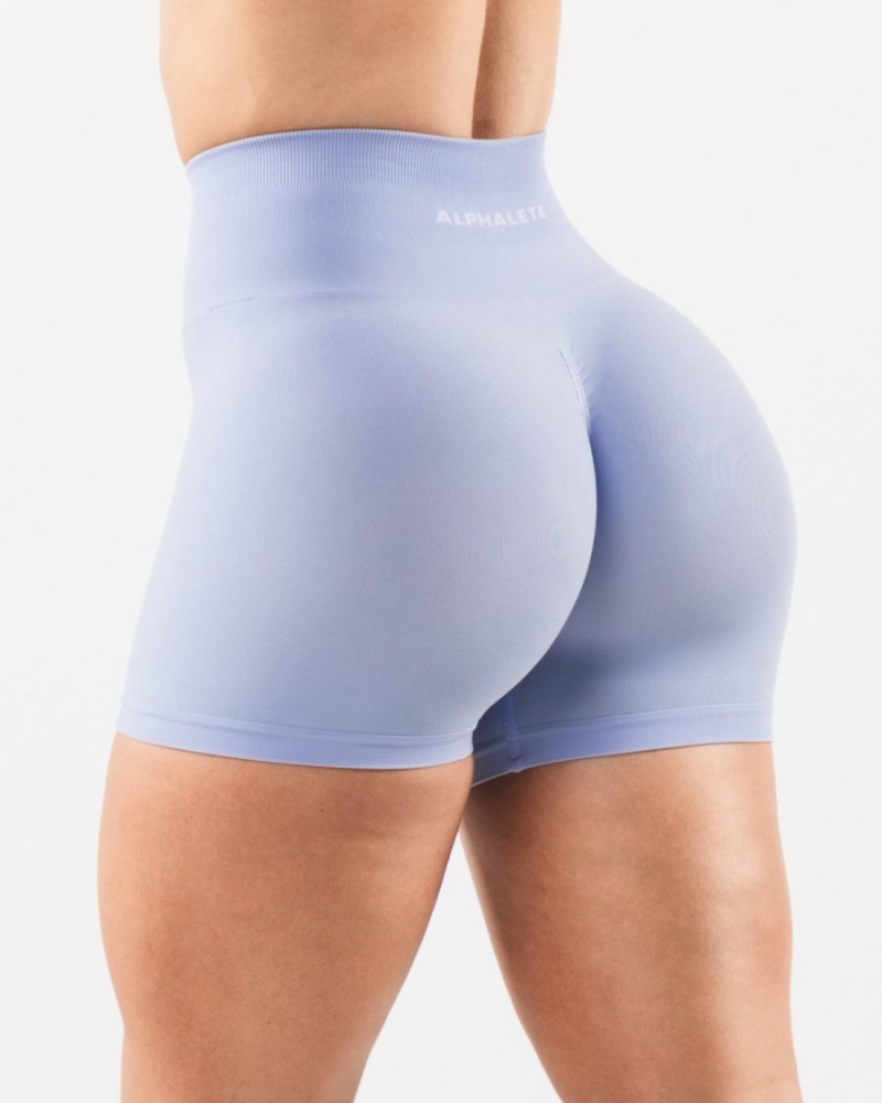 Short Alphalete Amplify Corta 4.5" Bleu Femme | LZB-07173753