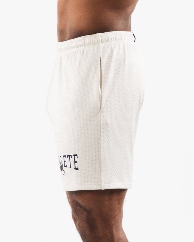 Short Alphalete Wolf Head Mesh Corta 6" Sea Shell Homme | HQN-71896503