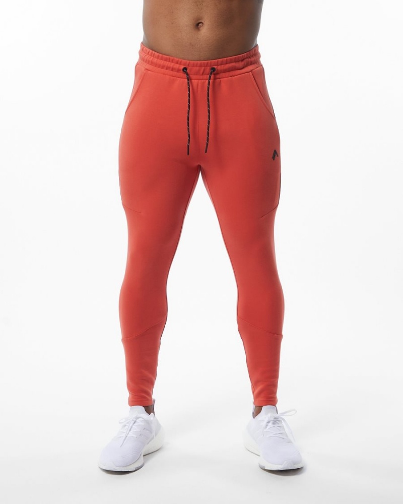 Pantalon Jogging Alphalete ELMTS Zip Jogger Orange Homme | GKX-83904998