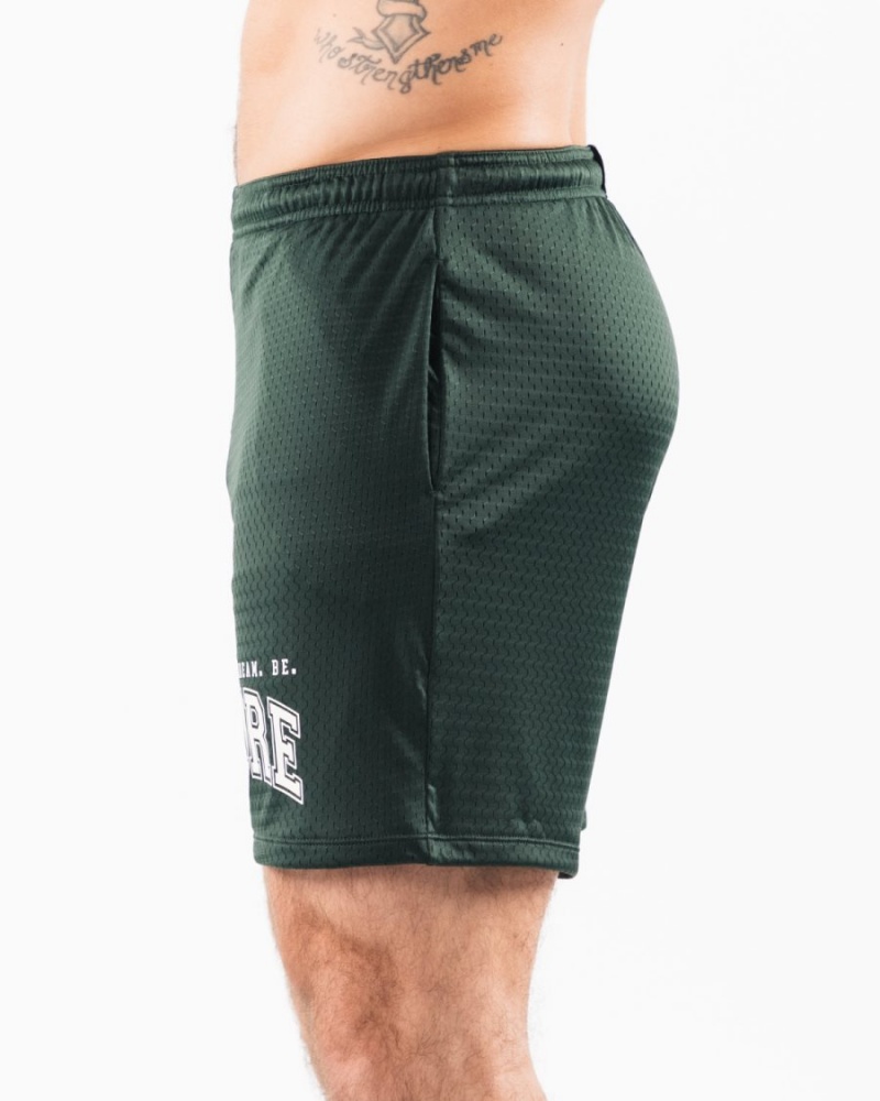 Short Alphalete LDB More Mesh Corta 6" Evergreen Homme | LET-96490682