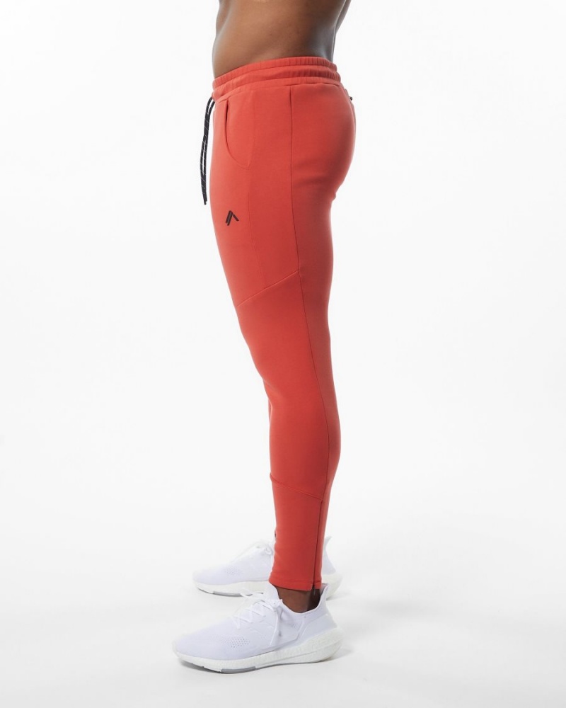 Pantalon Jogging Alphalete ELMTS Zip Jogger Orange Homme | GKX-83904998