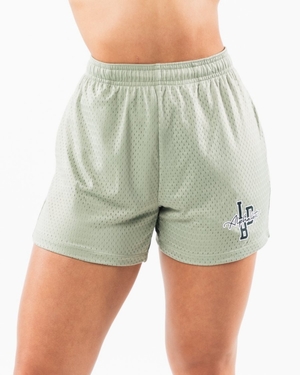 Short Alphalete Signature Mesh Corta 4" Sage Femme | BCK-87023794