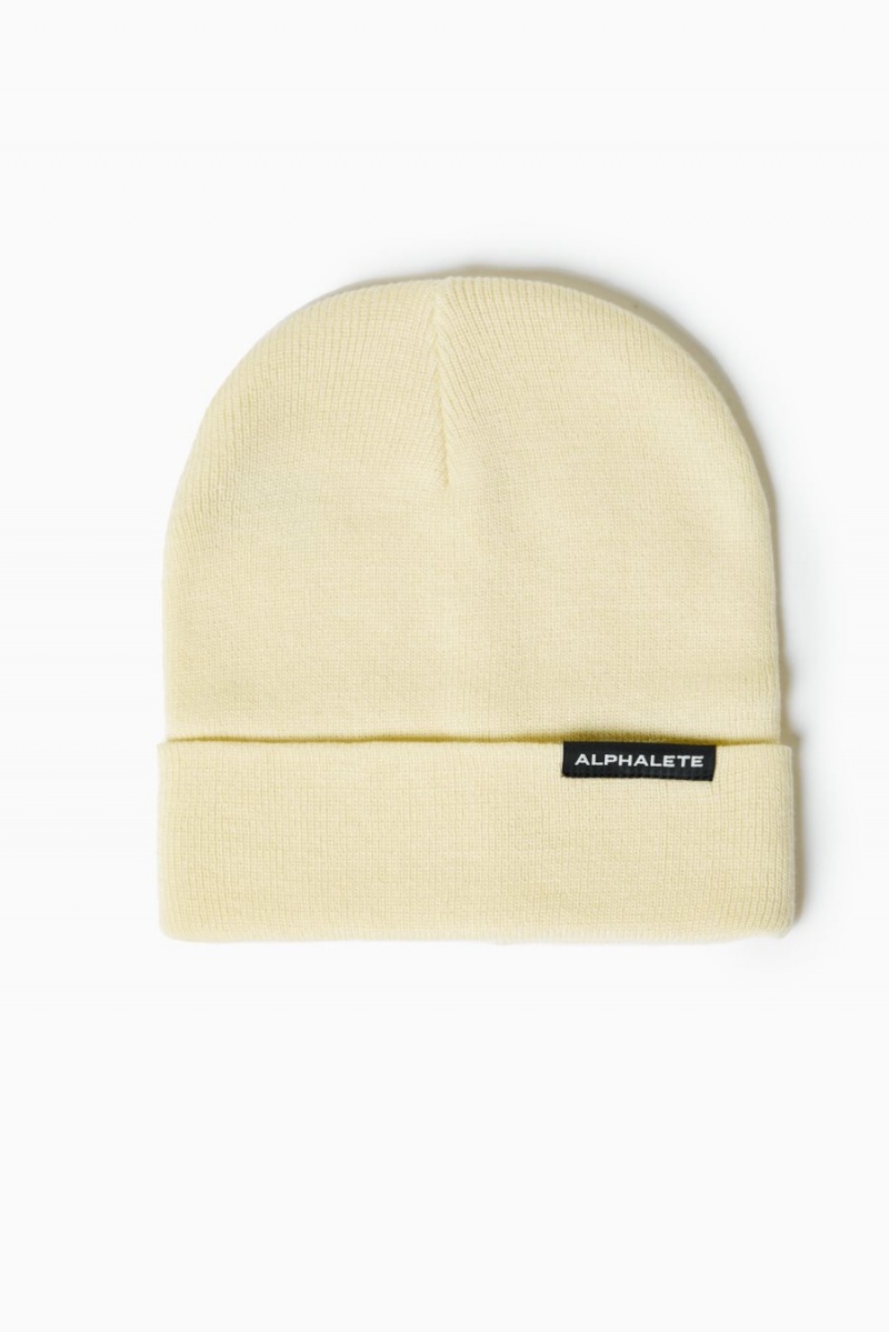 Accessoires Alphalete Essential Foldover Beanie Resin Homme | XFB-56148735