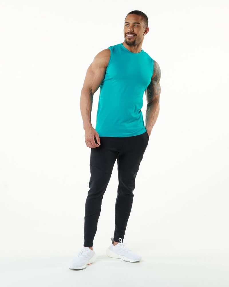 Debardeur Alphalete Hero Tank Ocean Homme | JMZ-92580726