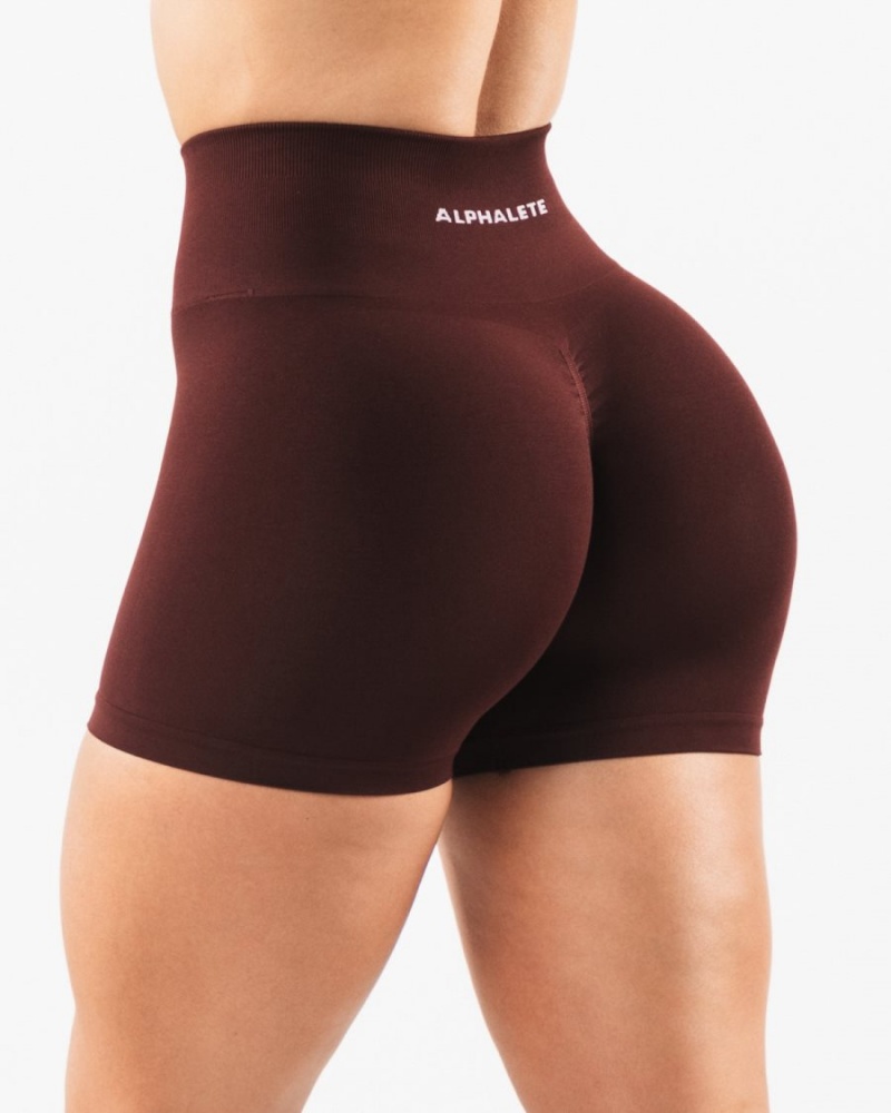 Short Alphalete Amplify Corta 4.5" Sangria Femme | BYD-46147133