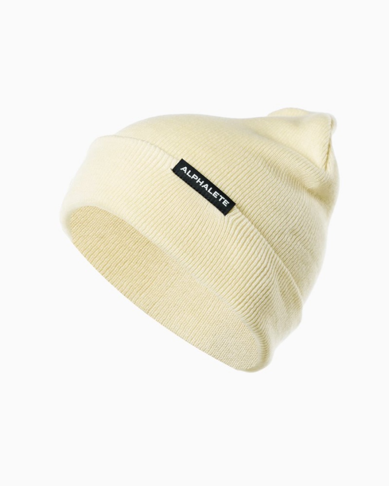 Accessoires Alphalete Essential Foldover Beanie Resin Femme | CQH-14163674