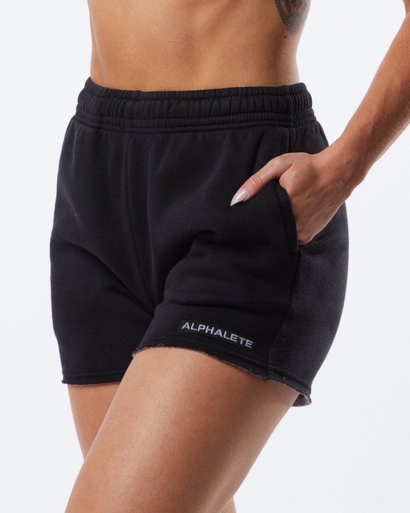 Short Alphalete HCTS Corta 3.5" Blackbird Femme | BUN-25647764