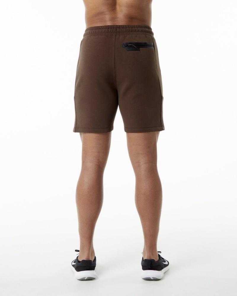 Short Alphalete ELMTS Athlétiques Corta 6" Marron Homme | RXW-62141661