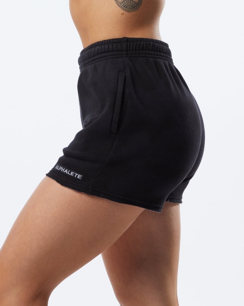 Short Alphalete HCTS Corta 3.5" Blackbird Femme | BUN-25647764