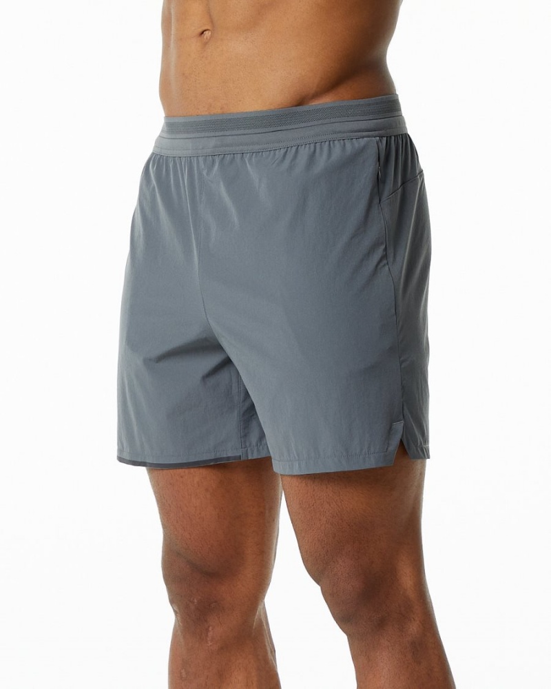 Short Alphalete Studio Corta 6" Grise Homme | BZB-45772669