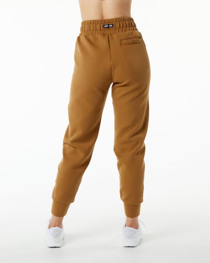 Pantalon Jogging Alphalete ELMTS Cuffed Jogger Almond Femme | THJ-11958648