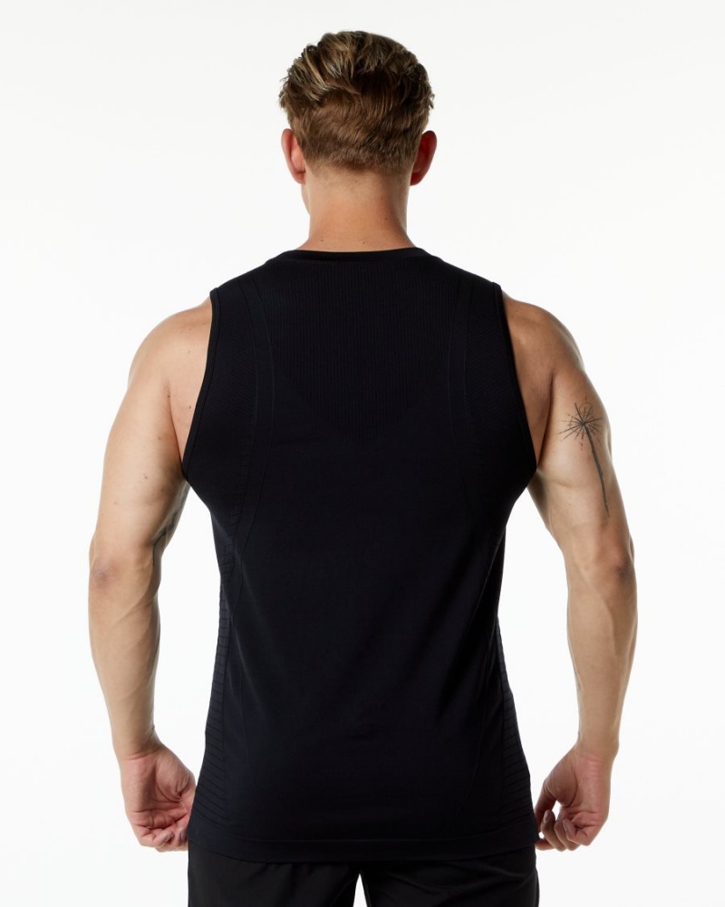 Debardeur Alphalete Ozone Tank Noir Homme | TOI-50250356