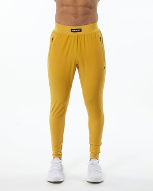 Pantalon Jogging Alphalete Infinity Tech Pant Jaune Homme | EJE-36906218