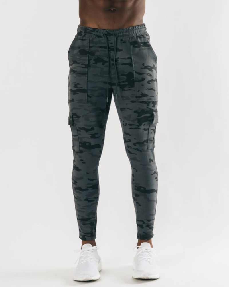 Pantalon Jogging Alphalete Identity Cargo Camouflage Homme | BLO-58300226