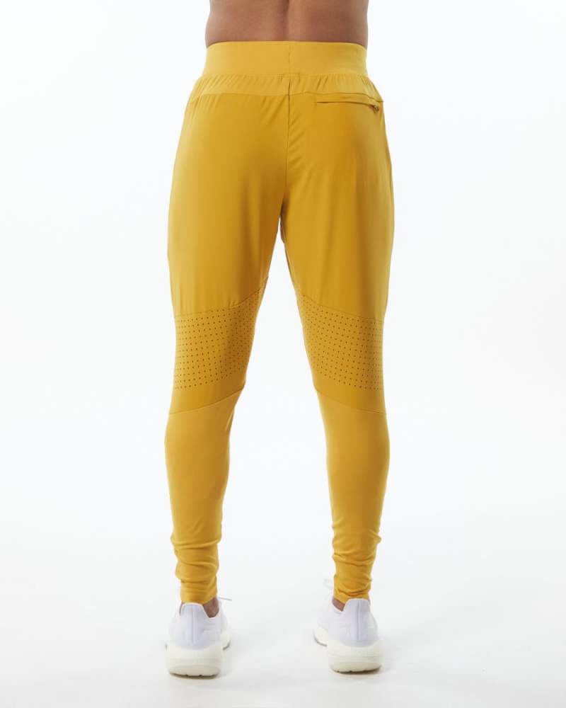 Pantalon Jogging Alphalete Infinity Tech Pant Jaune Homme | EJE-36906218