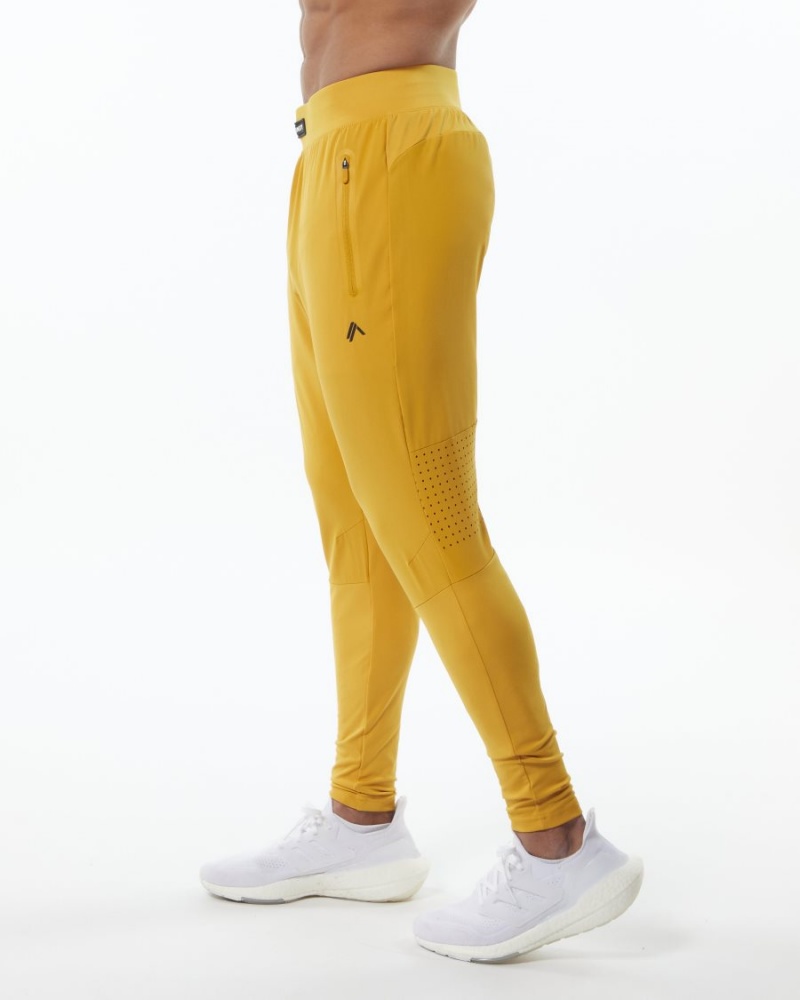 Pantalon Jogging Alphalete Infinity Tech Pant Jaune Homme | EJE-36906218