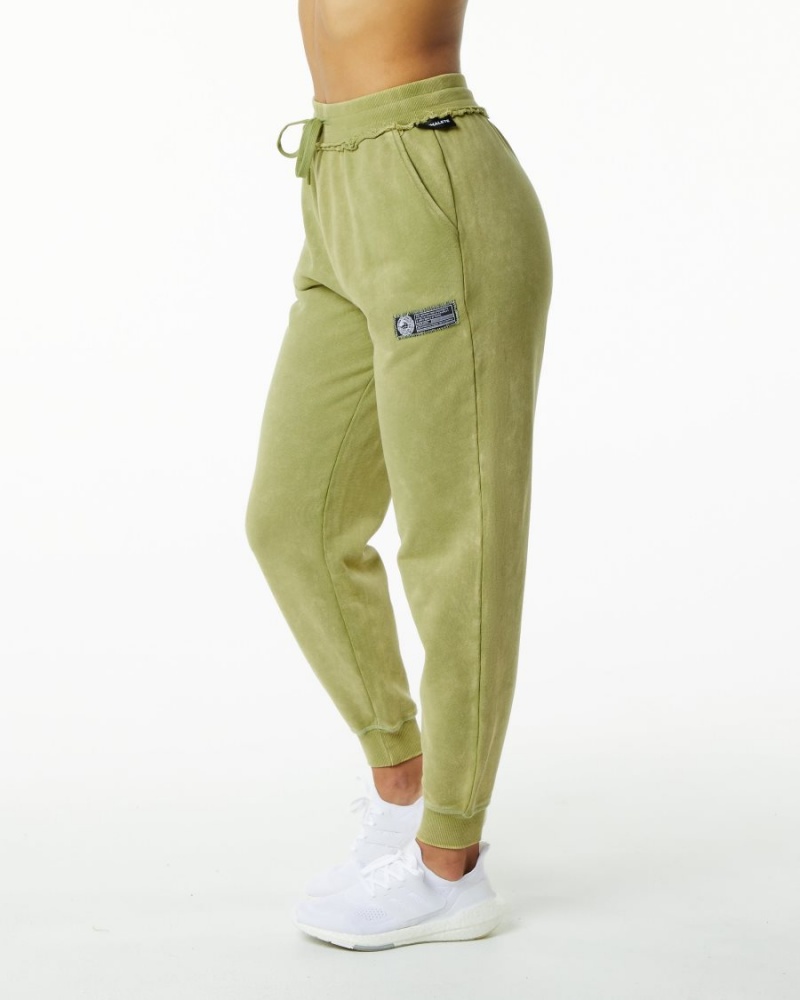 Pantalon Jogging Alphalete Very Terry Jogger Vert Femme | EXO-28663830