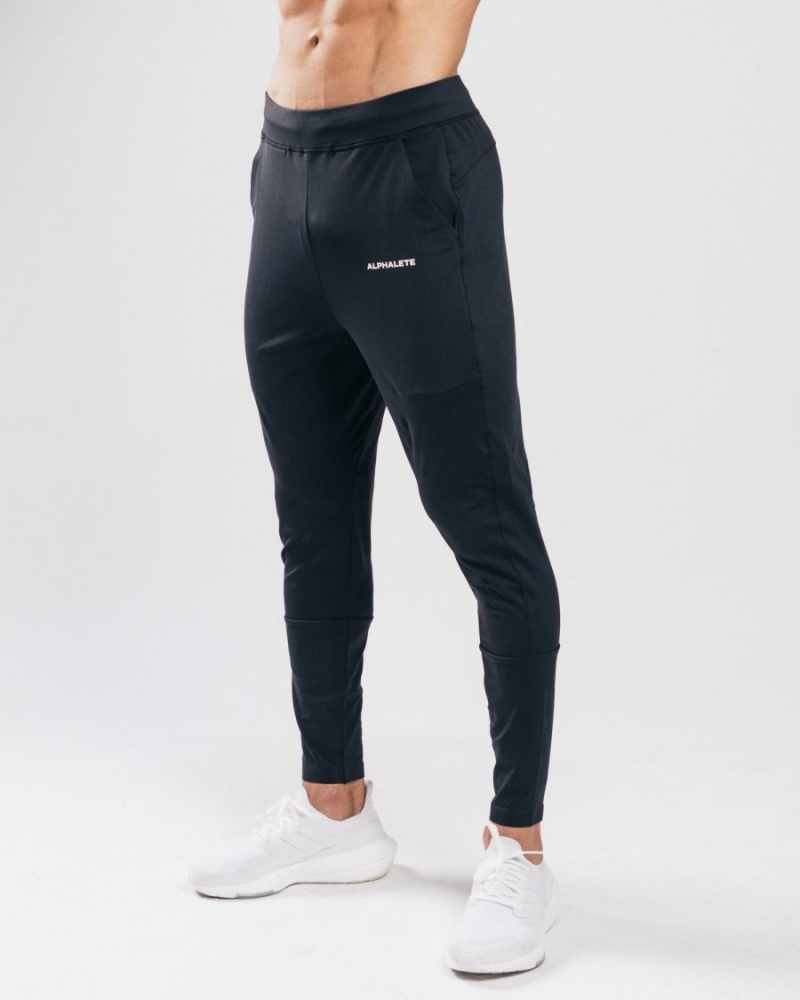 Pantalon Jogging Alphalete Trace Jogger Noir Homme | HLI-99174590