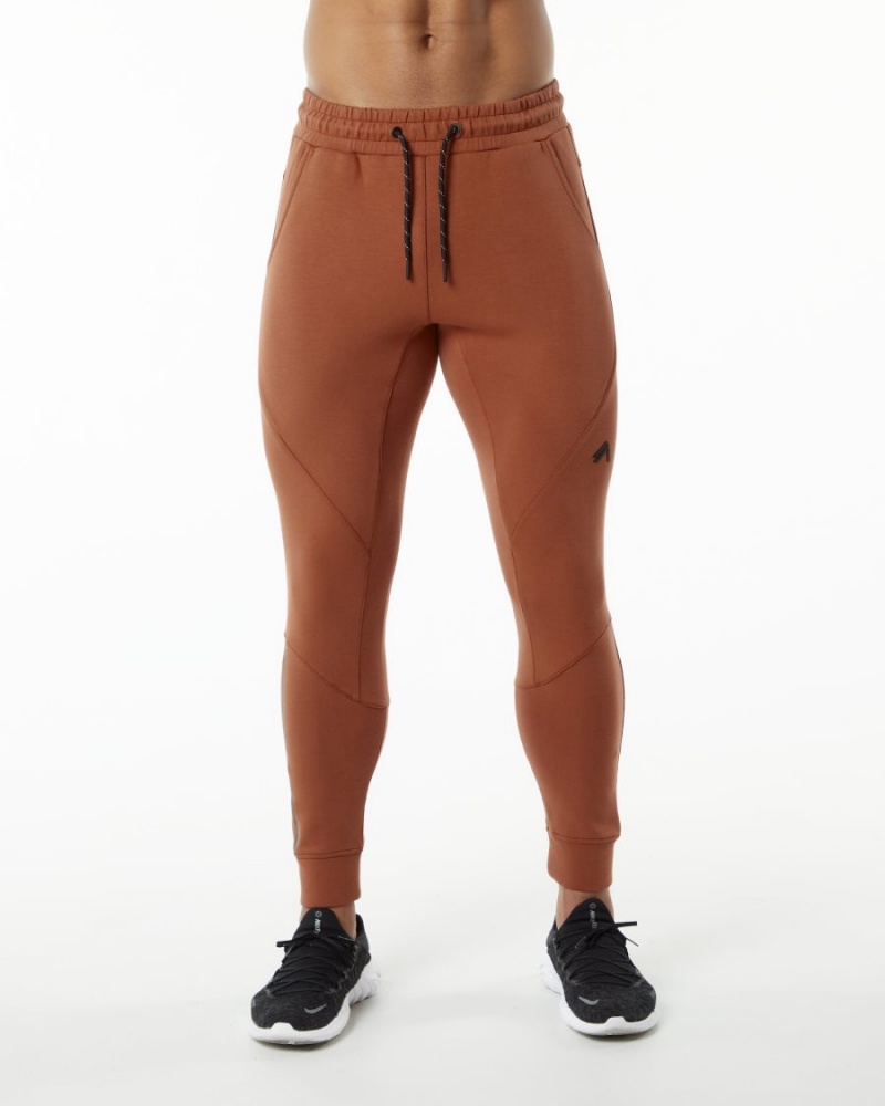 Pantalon Jogging Alphalete ELMTS Cuffed Jogger Brick Homme | LNO-24092361