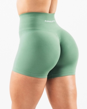 Short Alphalete Amplify Corta 4.5" Jade Femme | OVO-44878700